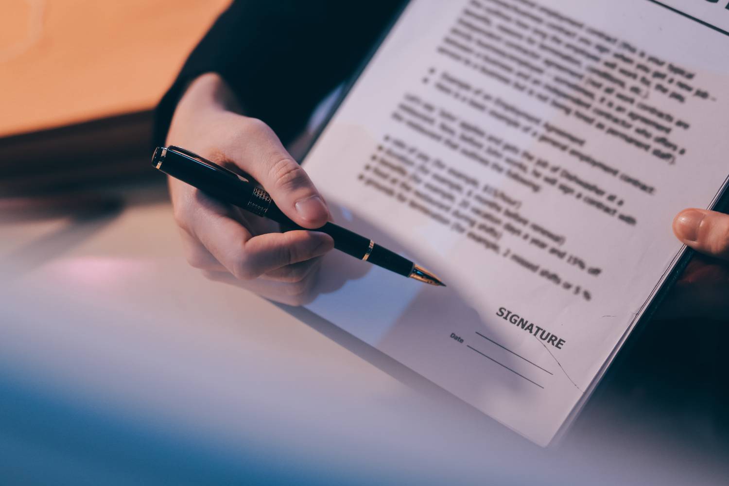 Signature offre provisionnelle